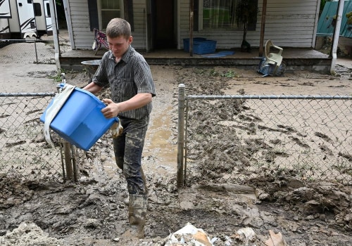 Cleaning Up Mud and Debris from Flooded Areas